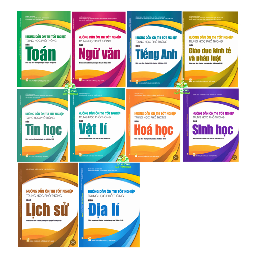 Sách - Bộ Hướng dẫn ôn thi tốt nghiệp Trung học phổ thông (Biên soạn theo Chương trình GDPT 2018) | BigBuy360 - bigbuy360.vn