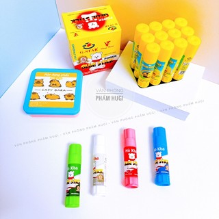 Combo 2 cây hồ khô dán giấy GSTAR họa tiết dễ thương