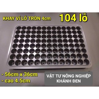 10 KHAY VỈ 104 LỖ ƯƠM HẠT GIỐNG ( NHỰA PET)