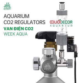 Van điện co2 week aqua 2 đồng hồ | 1 đồng hồ. Van điện co2 thủy sinh