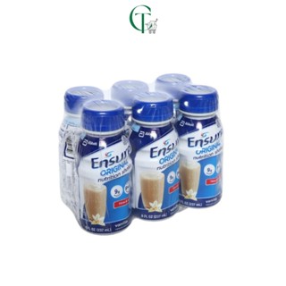 Sữa pha sẵn Abbott Ensure Original 237ml hương Vani bổ sung dinh dưỡng - Sữa bột Ensure gold lon 850g