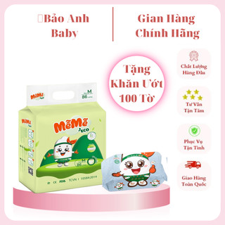 Tã Bỉm Dán/ Quần Mễ Mễ ECO Dán/Quần Size S96/M90/L80/XL84/2XL70/3XL70 Miếng Siêu Mỏng Siêu Tiết Kiệm KHÔNG QUÀ
