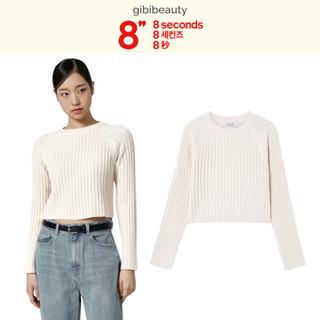 Áo len 8seconds lip tissue round neck pullover