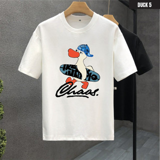 Áo Thun Cổ Tròn In Hình DUCK Cute Chất Cotton, Phong Cách Dễ Thương, Trẻ Trung, Năng Động