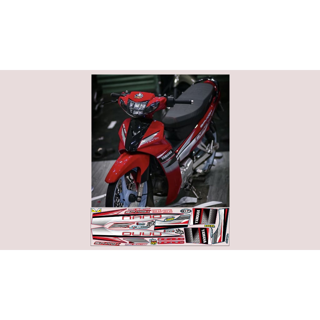 TEM CHẾ SIRIUS NANO SPARK ĐỎ ĐEN BẠC 