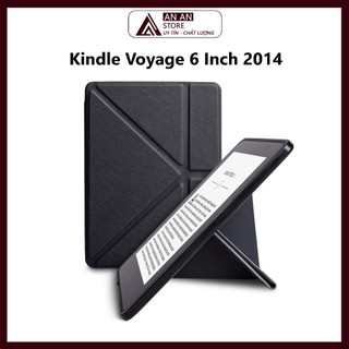 Bao da cover cho kindle voyage 6 inch 2014 gấp chéo máy đọc sách