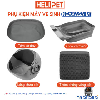 [PHỤ KIỆN] Thảm lót chống văng cát, tấm lót cao su dùng cho máy vệ sinh NEAKASA M1 - HELIPET