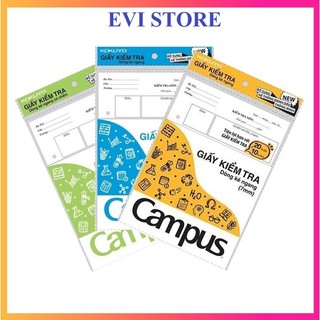Giấy kiểm tra kẻ ngang B5 Campus - giấy kiểm tra cấp 2 / cấp 3