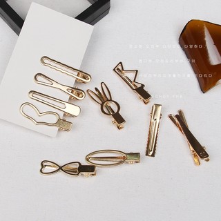 set 10 Kẹp tóc kim loại dễ thương ORII phong cách lolita nhẹ nhàn