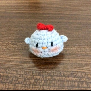 Móc khóa gà mini cute handmade bằng lên (có sẵn)