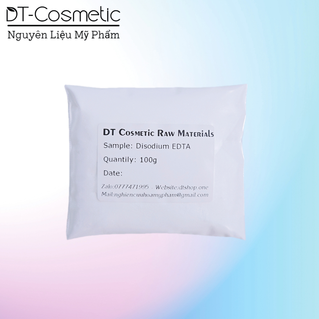 100g Disodium EDTA - Hoạt Chất Khử Kim Loại Cho Nước - Nguyên Liệu Mỹ Phẩm