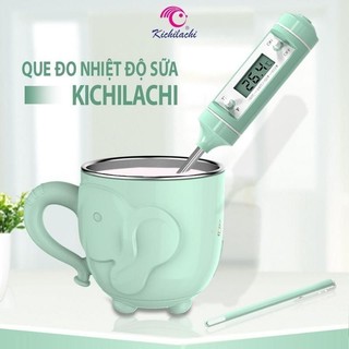 [ KHÔNG LO CON NÓNG ] Que Đo Nhiệt Độ Sữa, Đo Nhiệt Độ Nước Tắm, Nhiệt Kế Điện Tử Kichilachi Cho Bé