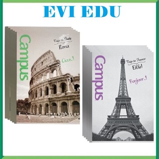 Lốc 5 quyển vở kẻ ngang 200 trang b5 landscape campus blas200 / nb-blas200