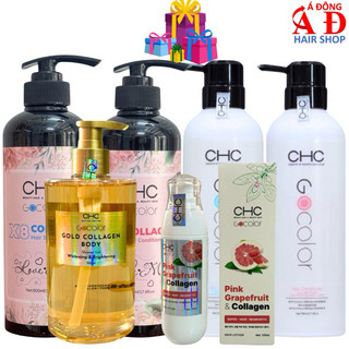 Bộ dầu gội xả chc collagen phục hồi mềm mượt, giữ màu nhuộm, mọc tóc korea