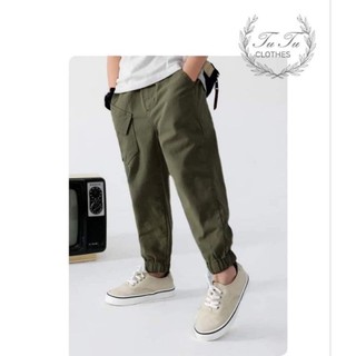 Quần kaki dài hot trend cá tính cho bé trai 15-45kg