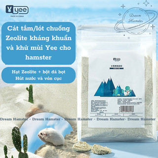 Cát tắm/lót chuồng Zeolite Yee kháng khuẩn và khử mùi cho hamster