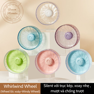 Whirlwind Wheel 21cm, 26cm kèm đế cao cấp cho hamster, đồ chơi động vật nhỏ khác