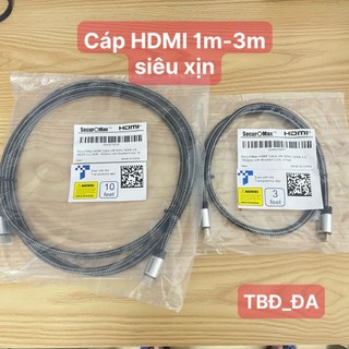 Cáp HDMI 4K xịn cho Nintendo Switch, Xbox, PS4, PS5, Steam Deck, Rog Ally  hãng SecurOMax ( thương hiệu Mỹ ) dài 1- 3M