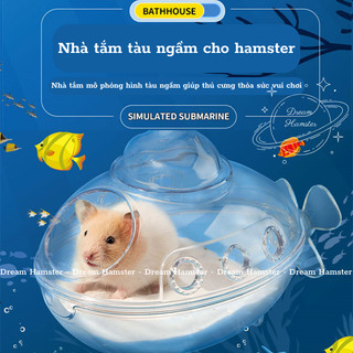 Nhà tắm tàu ngầm trong suốt cho hamster