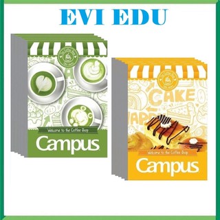 Lốc 5 quyển vở kẻ ngang có chấm 200 trang b5 coffee shop campus bcof200 / nb-bcof200
