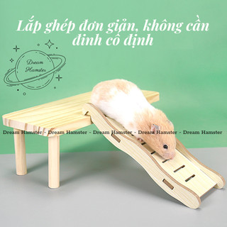 Cầu thang gỗ cho hamster, sóc...