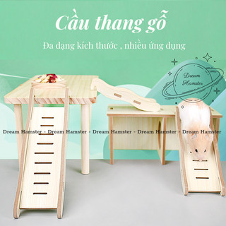 Cầu thang gỗ cho hamster, sóc...