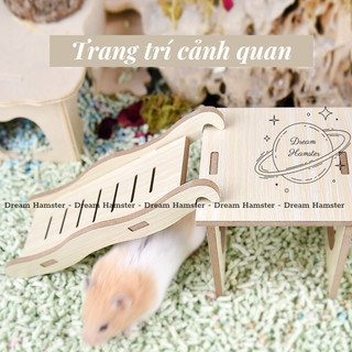 Cầu thang gỗ cho hamster, sóc...