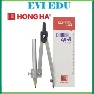 Compa chì gỗ hồng hà 3215 / compa học sinh 3215 dùng chì gỗ