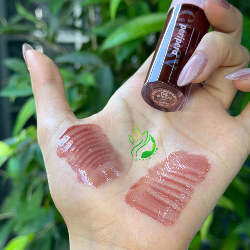 Son Tint Bóng Peripera Gloss 06 Made It Thuần Chay Peripera Ink Glasting Lip Gloss Căng Mọng Mượt Mà