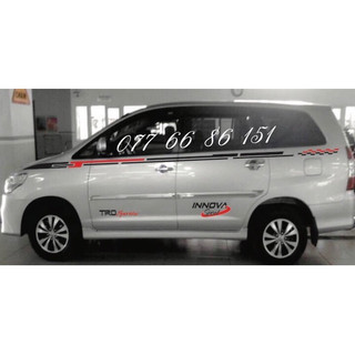 Tem Dán Sườn Xe Innova