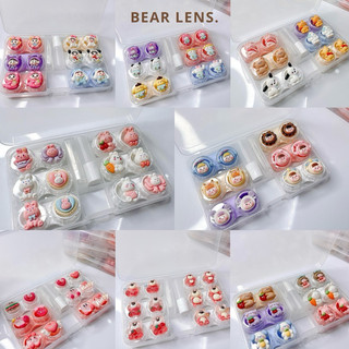 BEARLENS Khay Charm Đựng 6 Cặp Lens Xinh Dễ Thương Kèm Bộ Dụng Cụ Đeo Lens