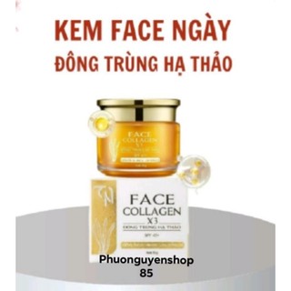 Kem face collagen x3 đông trùng hạ thảo tn_kem face ngày mp đông anh