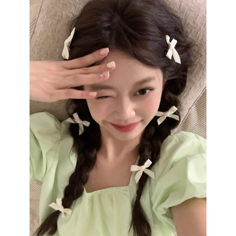 Kẹp tóc nơ mini siêu dễ thương