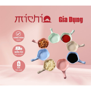 Đĩa đựng gia vị lúa mạch có cán - Chén nhỏ đựng gia vị có tay cầm
