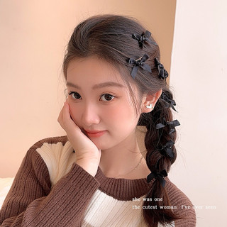 Set 4 kẹp tóc nơ mini phong cách Hàn quốc