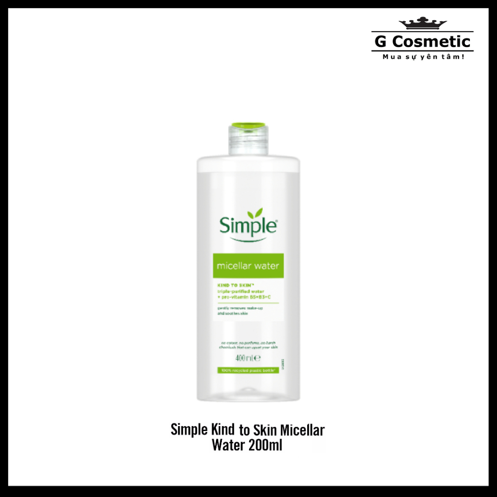 Tẩy trang Simple 200ml