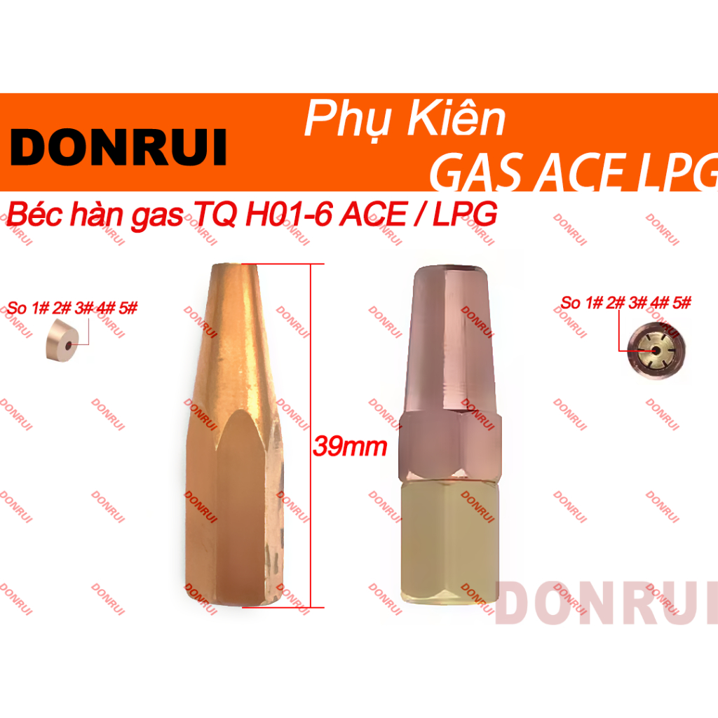 Béc hàn gas TQ H01-6 LPG va ACE axetylen propan