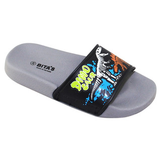 Dép quai ngang bé trai Bita's EBY.20 (Đỏ + Đen + Navy)