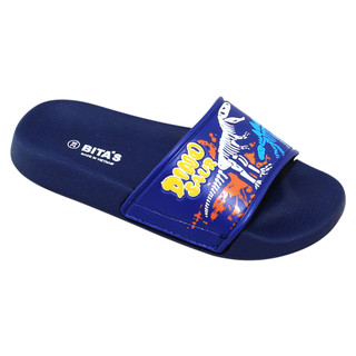 Dép quai ngang bé trai Bita's EBY.20 (Đỏ + Đen + Navy)
