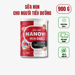 Sữa non Tiểu đường Nanovi DIABEST MILK 900g tăng cường sức đề kháng, bổ sung dunh dưỡng cho cơ thể