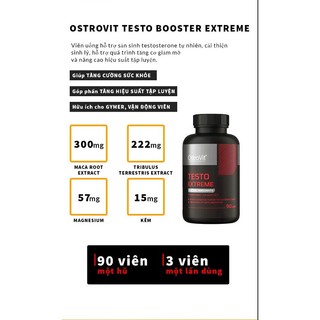 [BN] Ostrovit Testo Booster Extreme (90 viên ), tăng cường sinh lý nam tự nhiên - KEYGYM