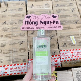 Nước tẩy trang Simple Kind to Skin Micellar Cleansing Water 200ml