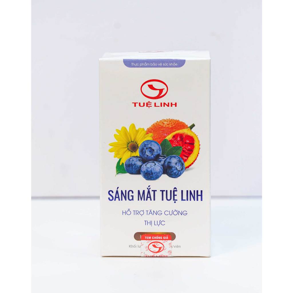 ✅Sáng Mắt Tuệ Linh [Chính hãng] - Hỗ trợ tăng cường thị lực, giảm mỏi mắt, khô mắt - Hộp 60 viên