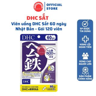 Viên uống bổ sung kẽm dhc zinc 60 ngày