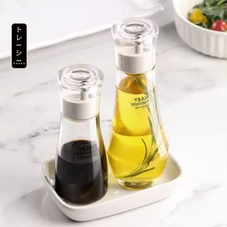 Chai đựng dầu ăn thủy tinh FEEKA 150 - 260ml để bàn ăn, bình đựng dầu ăn thủy tinh nắp xoáy siêu kín