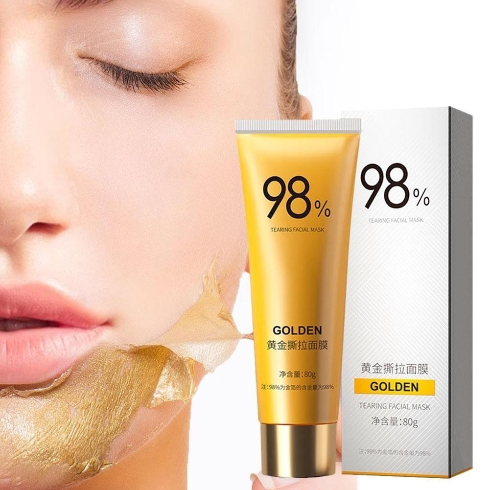 Mask Lột Golden Collagen Loại Bỏ Da Chết, Bụi Bẩn, Mụn, Mờ Thâm Nám, Tàn Nhang - Mặt Nạ Lột Dưỡng Da Golden Collagen 98%