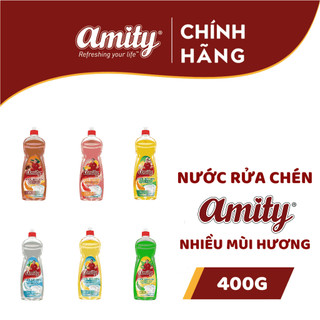 Nước rửa chén AMITY - Chai 400g - Nhiều mùi hương