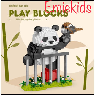 Mô hình lắp ráp Gấu Trúc dễ thương xinh xắn