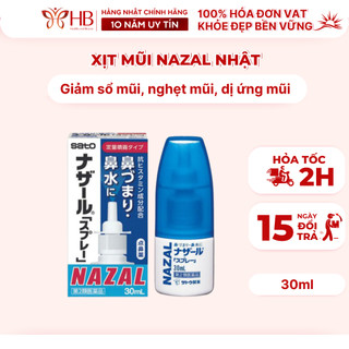 Xịt mũi Nazal Nhật, xịt xoang