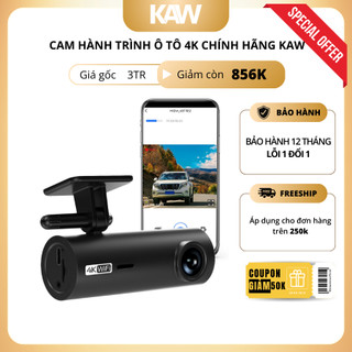 Camera Hành Trình Chính Hãng KAW 048G - Độ Phân Giải 4K, Góc Quay Rộng 170 Độ, Hỗ Trợ Quay Ban Đêm